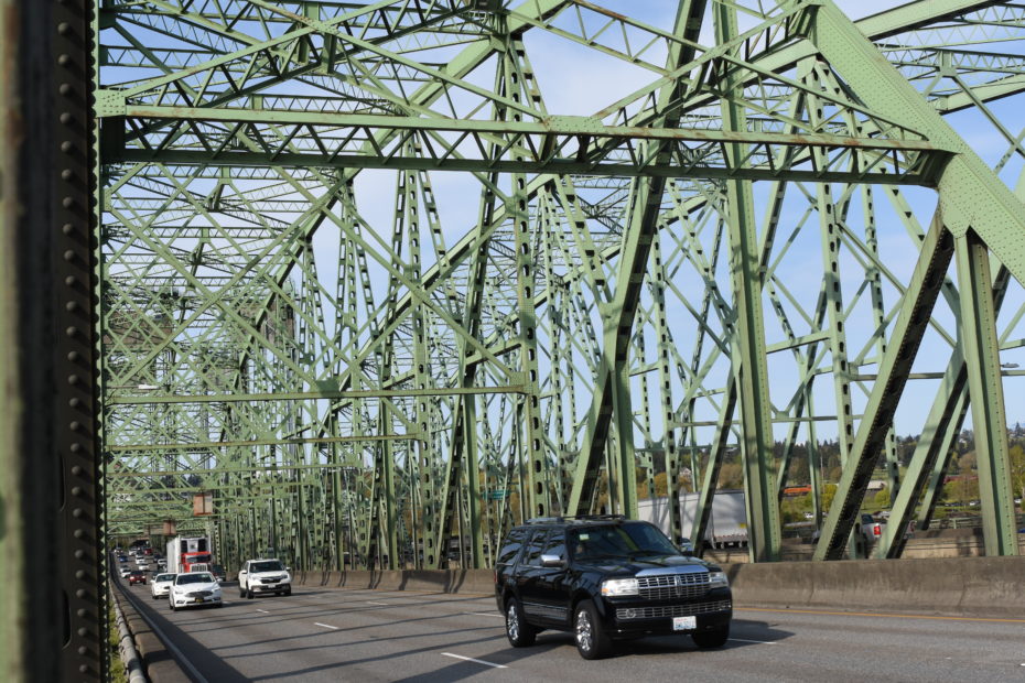 Photo of existing Interstate Bridge Structure