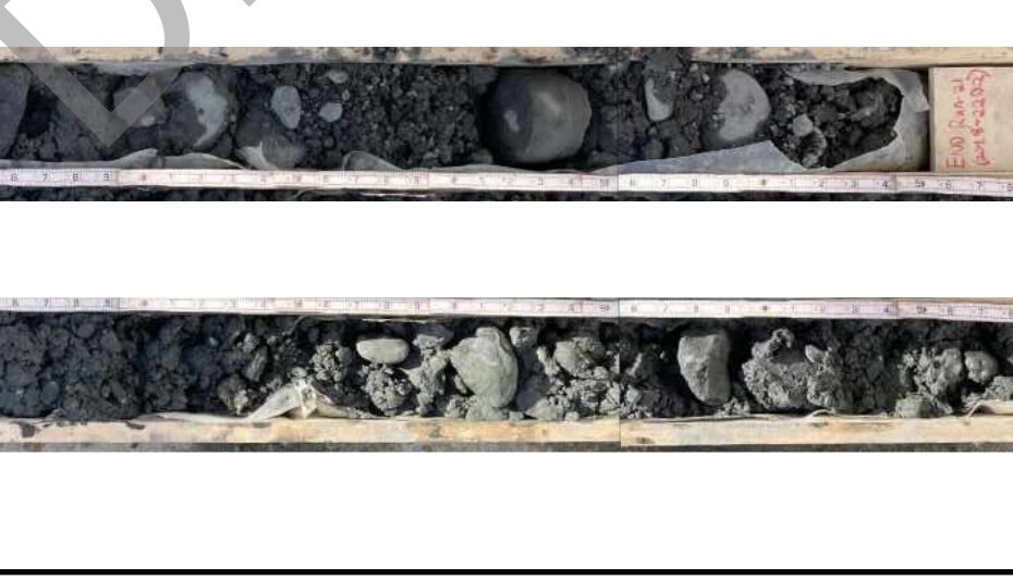 core images from geotechnical report